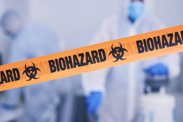Professional Biohazard Cleanup technician working in Wilmington, NC